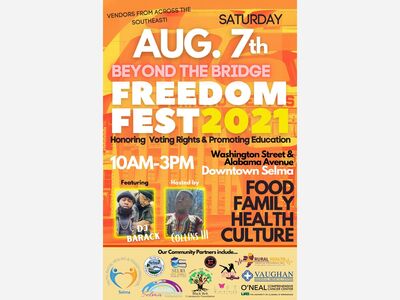 Truth, Racial Healing and Transformation (TRHT Selma) to host its first Beyond the Bridge Freedom Fest on August 7th