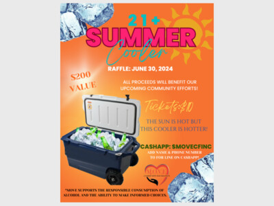 21+ Summer Cooler Fundraiser drawing